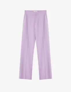 By Malina Rosetta Straight-leg High-rise Stretch-woven Trousers
