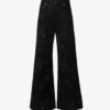 Acne Studios 2022 Distressed Wide-leg High-rise Cotton-twill Jeans