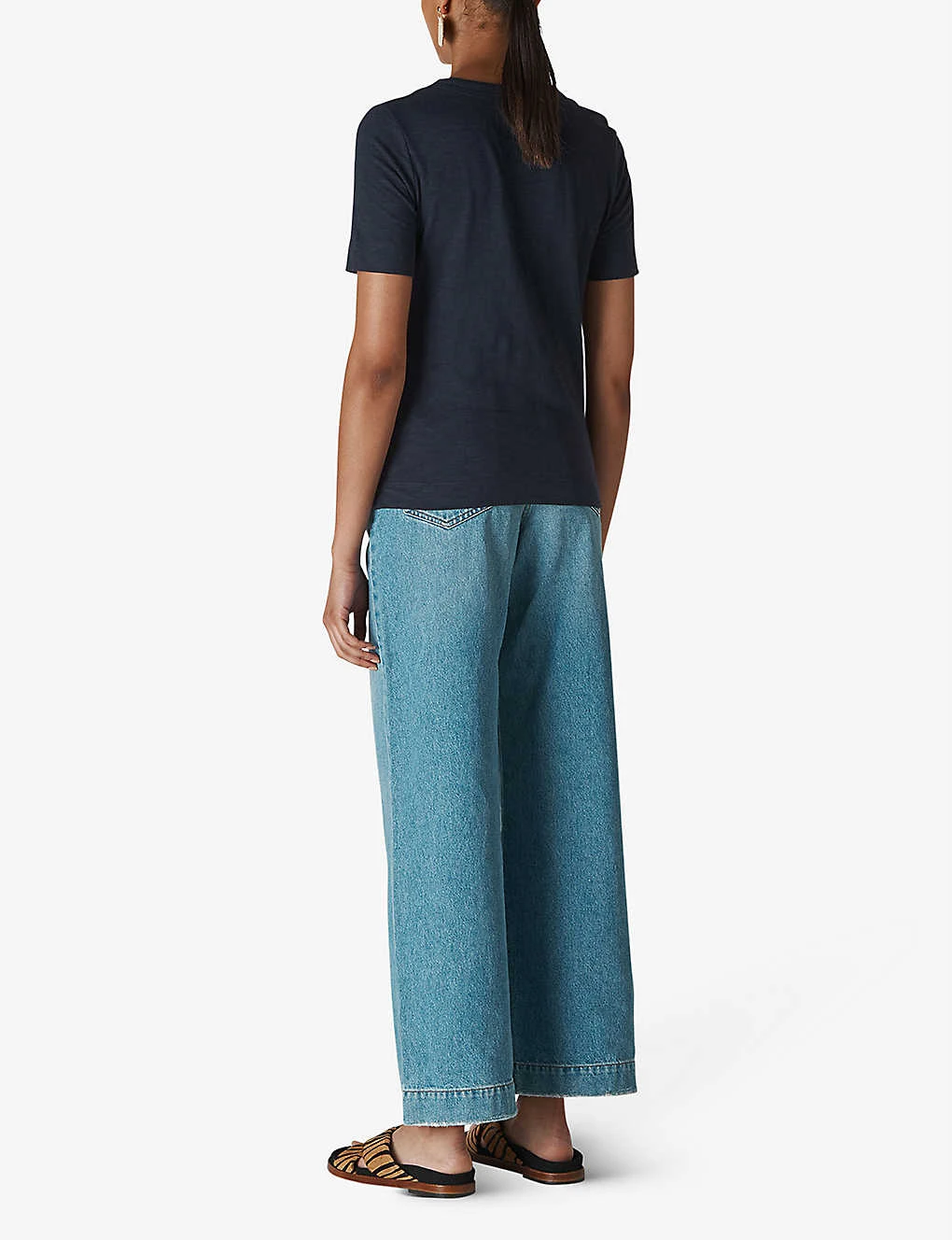 Whistles Rosa Relaxed Cotton T-shirt 3 Whistles Rosa Relaxed Cotton T-shirt - Image 3