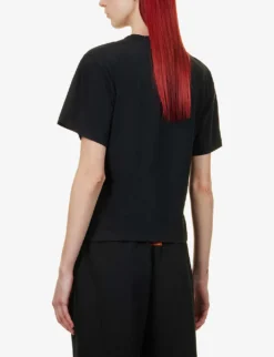 Censored Graphic-print Cotton T-shirt -Reiss Shop R04093527 BLACKWHITE ALT03