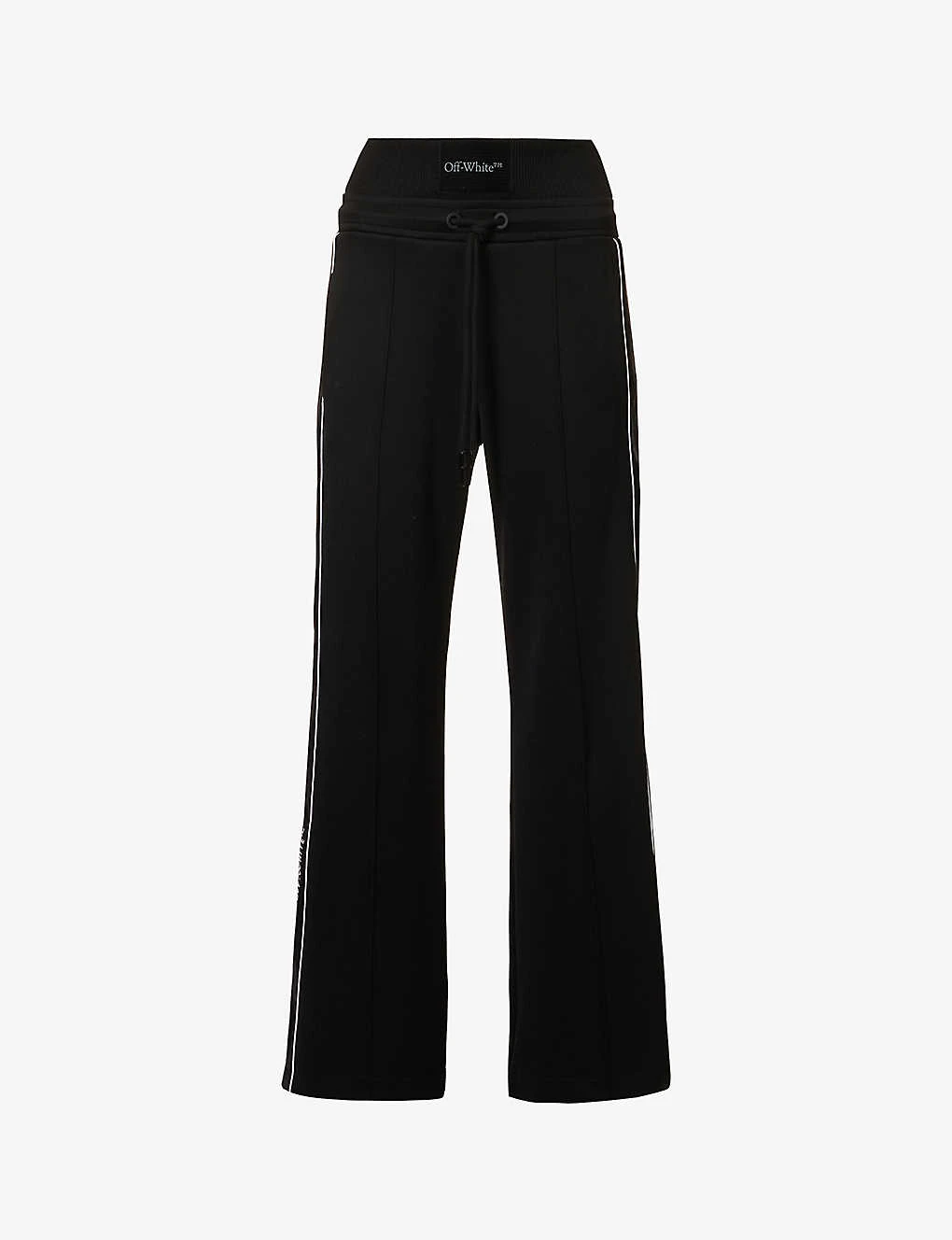 Logo-print Wide-leg High-rise Jersey Jogging Bottoms 1 Logo-print Wide-leg High-rise Jersey Jogging Bottoms