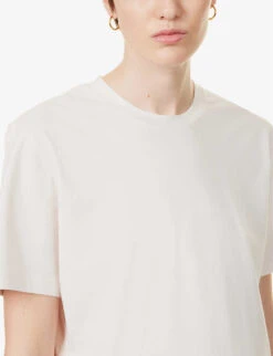 Joseph Regular-fit Organic-cotton T-shirt 9 Joseph Regular-fit Organic-cotton T-shirt -Reiss Shop R04095354 BLUSH ALT04
