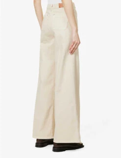 Joseph Brompton Wide-leg Mid-rise Denim Trousers -Reiss Shop R04095454 MAPLEWOOD ALT03