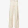 Joseph Brompton Wide-leg Mid-rise Denim Trousers