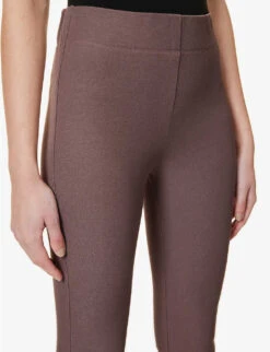 Joseph High-rise Stretch-woven Leggings 9 Joseph High-rise Stretch-woven Leggings -Reiss Shop R04095457 TRUFFLE ALT04