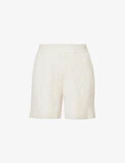 Joseph Relaxed-fit Mid-rise Silk-blend Knitted Shorts