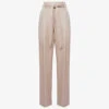 Reiss Mylie Belted Tapered-leg Woven Trousers