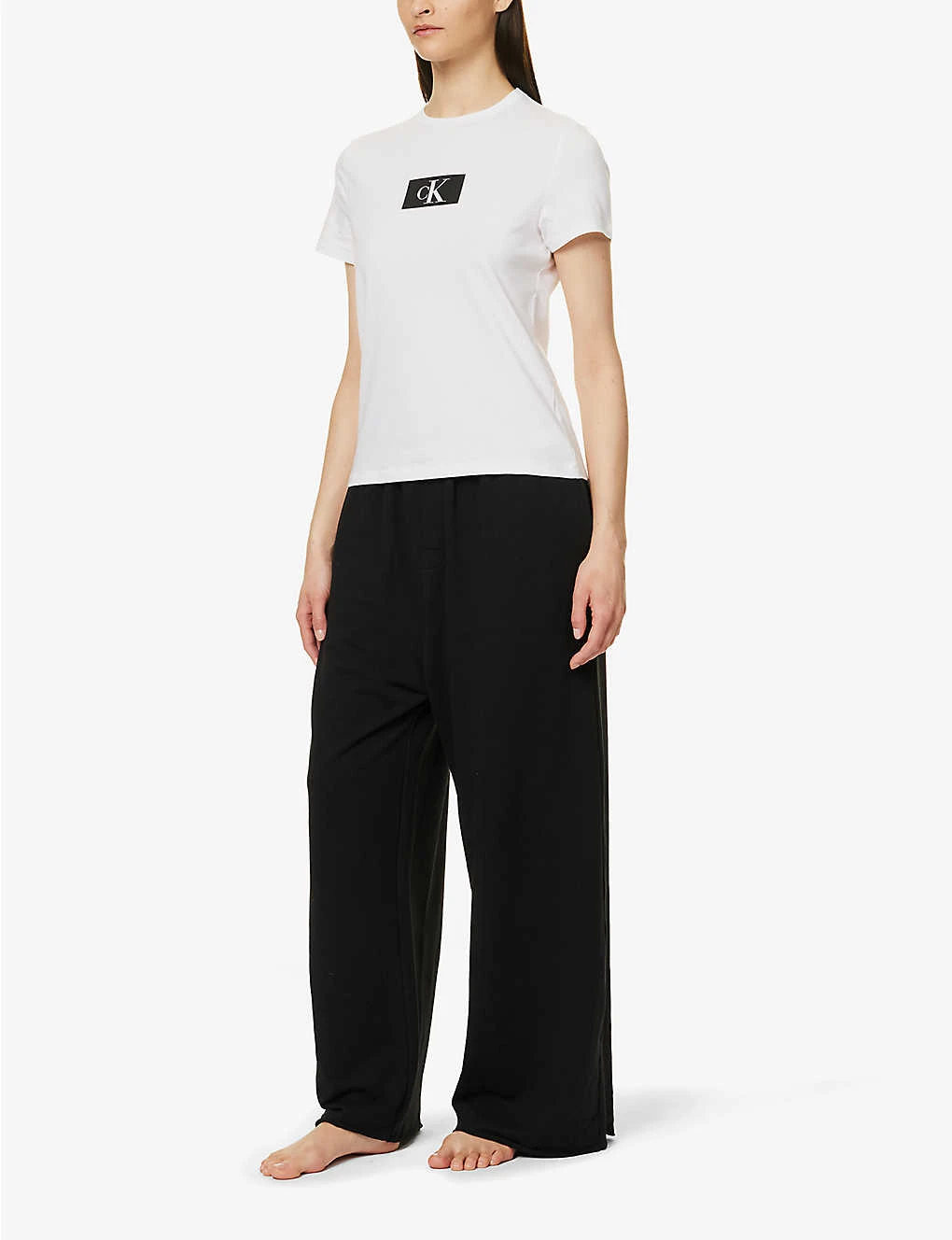 Calvin Klein 1996 Lounge Logo-print Recycled Cotton-blend Top 2 Calvin Klein 1996 Lounge Logo-print Recycled Cotton-blend Top - Image 2