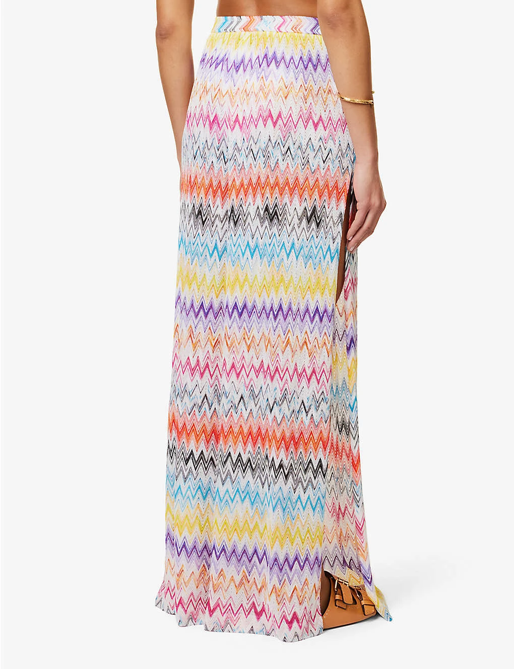 Missoni Zigzag-pattern Wide-leg Mid-rise Knitted Trousers 4 Missoni Zigzag-pattern Wide-leg Mid-rise Knitted Trousers - Image 4