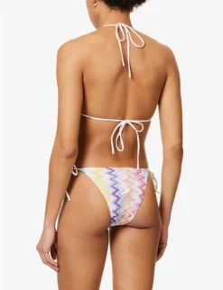 Missoni Spacedyed Chevron-knit Bikini -Reiss Shop R04100186 KRG009ORESORTMULTICOL ALT03