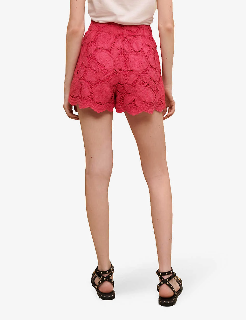 Maje Annick Paisley-embroidered Cotton Shorts 4 Maje Annick Paisley-embroidered Cotton Shorts - Image 4