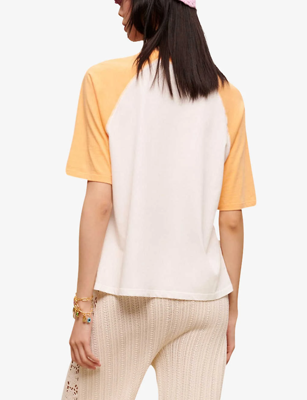 Maje Sunrise Graphic-print Relaxed-fit Cotton T-shirt 4 Maje Sunrise Graphic-print Relaxed-fit Cotton T-shirt - Image 4