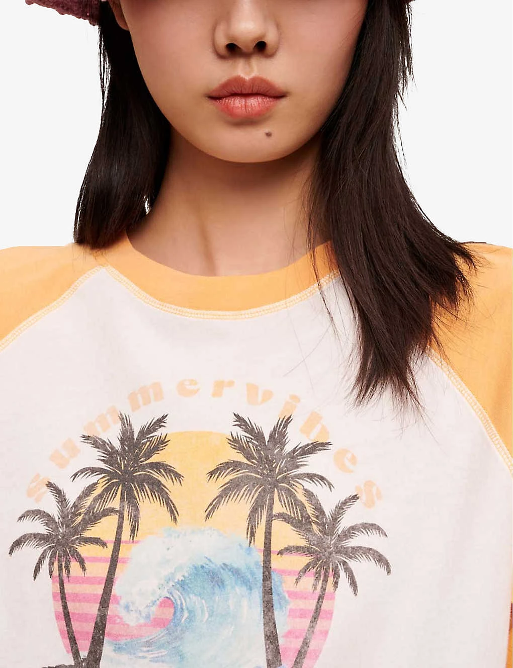 Maje Sunrise Graphic-print Relaxed-fit Cotton T-shirt 5 Maje Sunrise Graphic-print Relaxed-fit Cotton T-shirt - Image 5