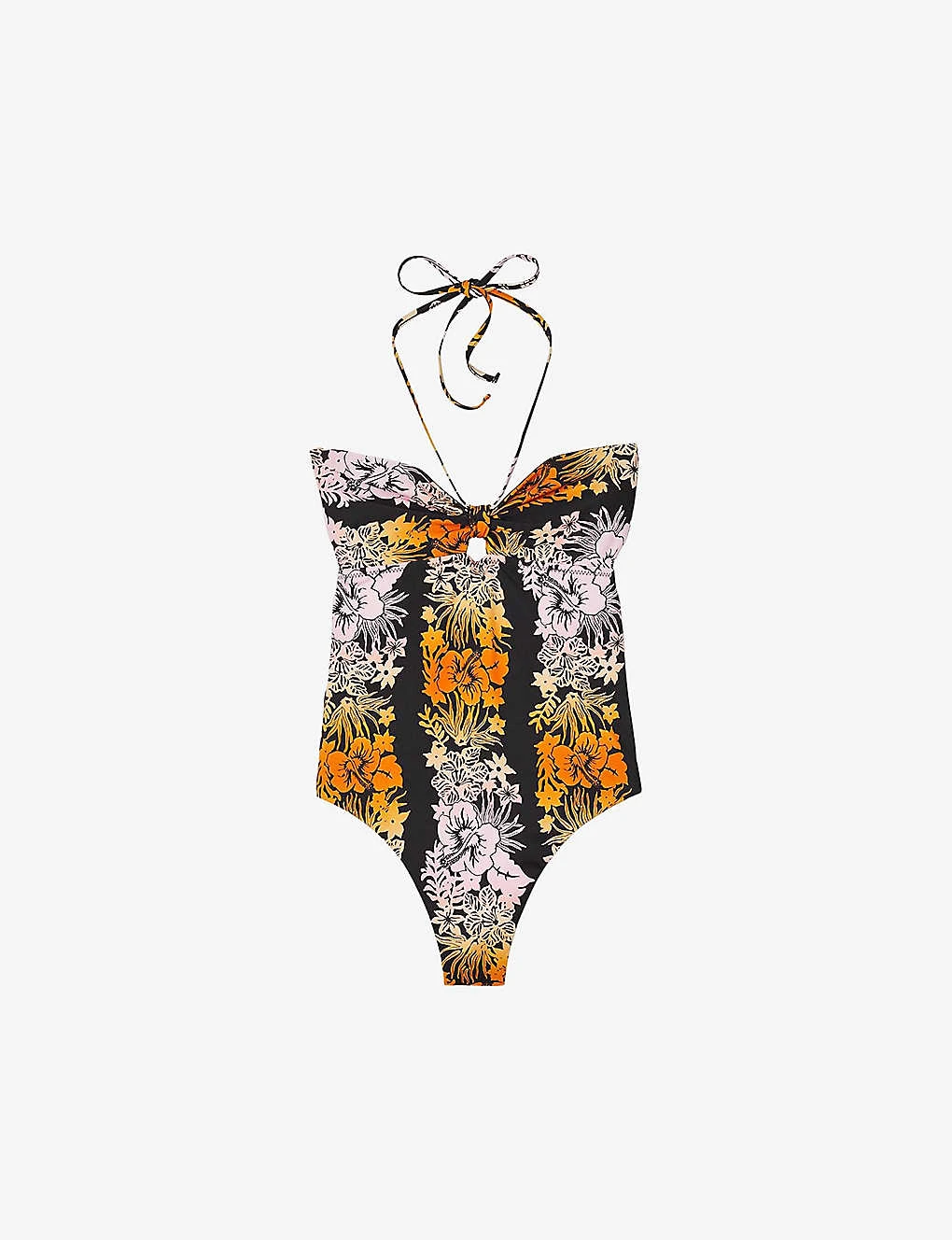 Sandro Pacifique Floral-print Swimsuit 1 Sandro Pacifique Floral-print Swimsuit