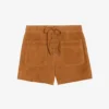 CLAUDIE PIERLOT Chris Lace-fastening Patch-pocket Suede Shorts