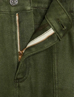 CLAUDIE PIERLOT Pausi Wide-leg Cargo-style Woven Trousers -Reiss Shop R04103404 VERTS ALT04