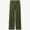 CLAUDIE PIERLOT Pausi Wide-leg Cargo-style Woven Trousers