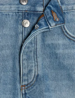 CLAUDIE PIERLOT Earthblue Mid-rise Five-pocket Denim Shorts 11 CLAUDIE PIERLOT Earthblue Mid-rise Five-pocket Denim Shorts -Reiss Shop R04103410 DENIMJEAN ALT05