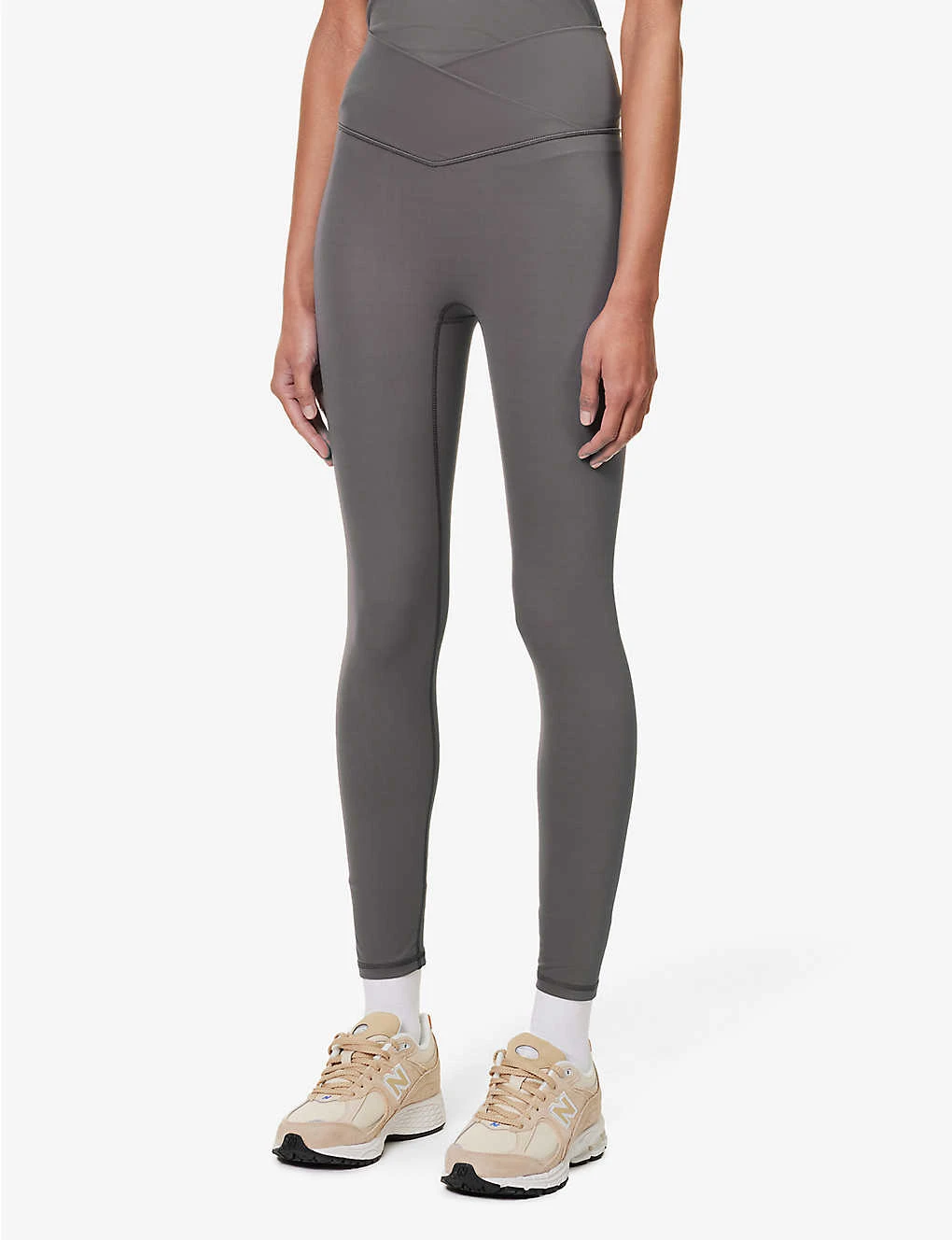 Ultimate Wrap-over High-rise Stretch-jersey Leggings 3 Ultimate Wrap-over High-rise Stretch-jersey Leggings - Image 3