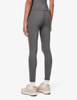 Ultimate Wrap-over High-rise Stretch-jersey Leggings 8 Ultimate Wrap-over High-rise Stretch-jersey Leggings -Reiss Shop R04104626 DARKGREY ALT03