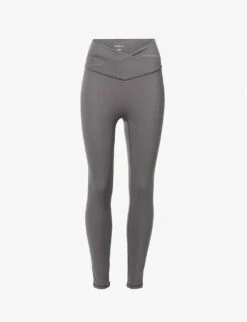 Ultimate Wrap-over High-rise Stretch-jersey Leggings