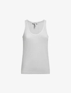 Reiss Taloulah Crew-neck Relaxed-fit Linen Vest