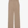 CLAUDIE PIERLOT Flared Boot-cut High-rise Stretch-woven Trousers