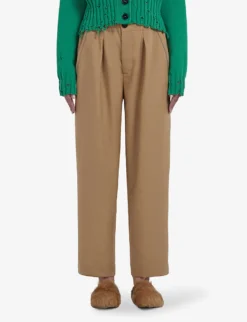 Marni Mid-rise Tapered-leg Wool Trousers 7 Marni Mid-rise Tapered-leg Wool Trousers -Reiss Shop R04110574 DIJON ALT02