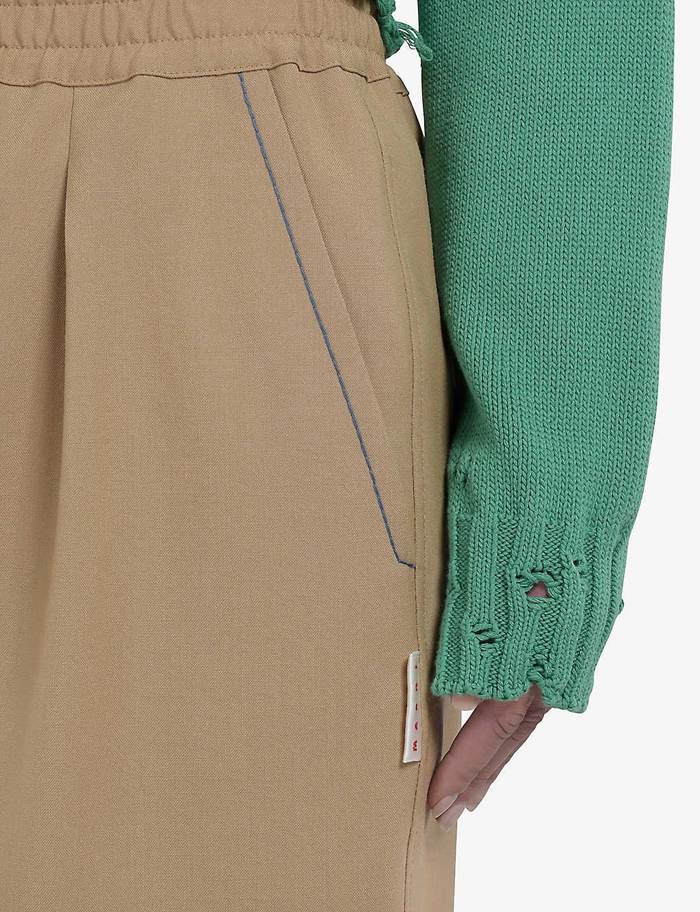 Marni Mid-rise Tapered-leg Wool Trousers 5 Marni Mid-rise Tapered-leg Wool Trousers - Image 5