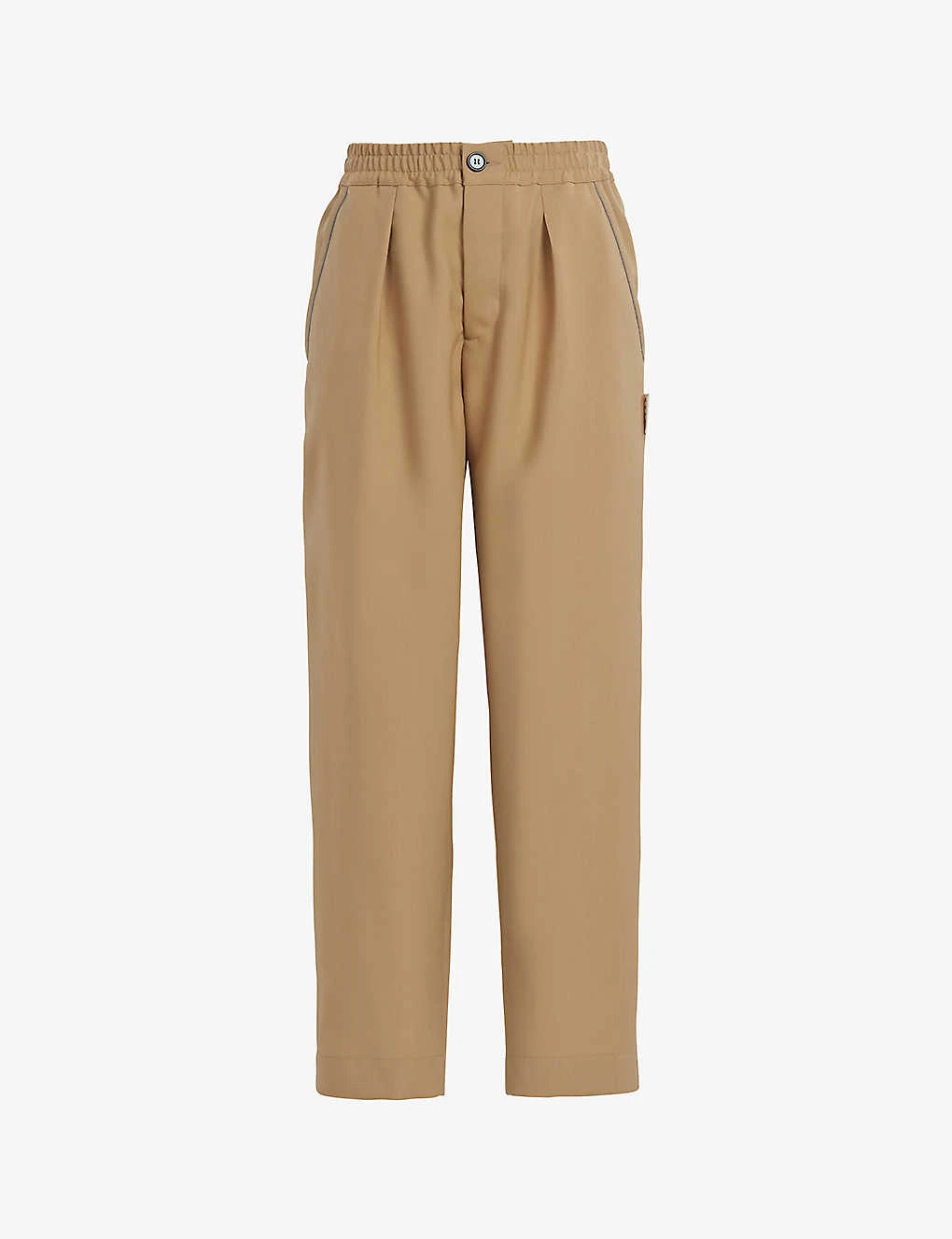 Marni Mid-rise Tapered-leg Wool Trousers 1 Marni Mid-rise Tapered-leg Wool Trousers
