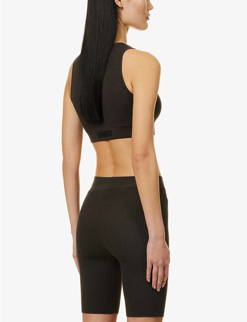 ESSENTIALS Logo-tab Ribbed Woven Shorts 4 ESSENTIALS Logo-tab Ribbed Woven Shorts - Image 4