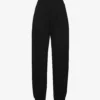 Logo-embroidered Tapered Mid-rise Cotton Jogging Bottoms
