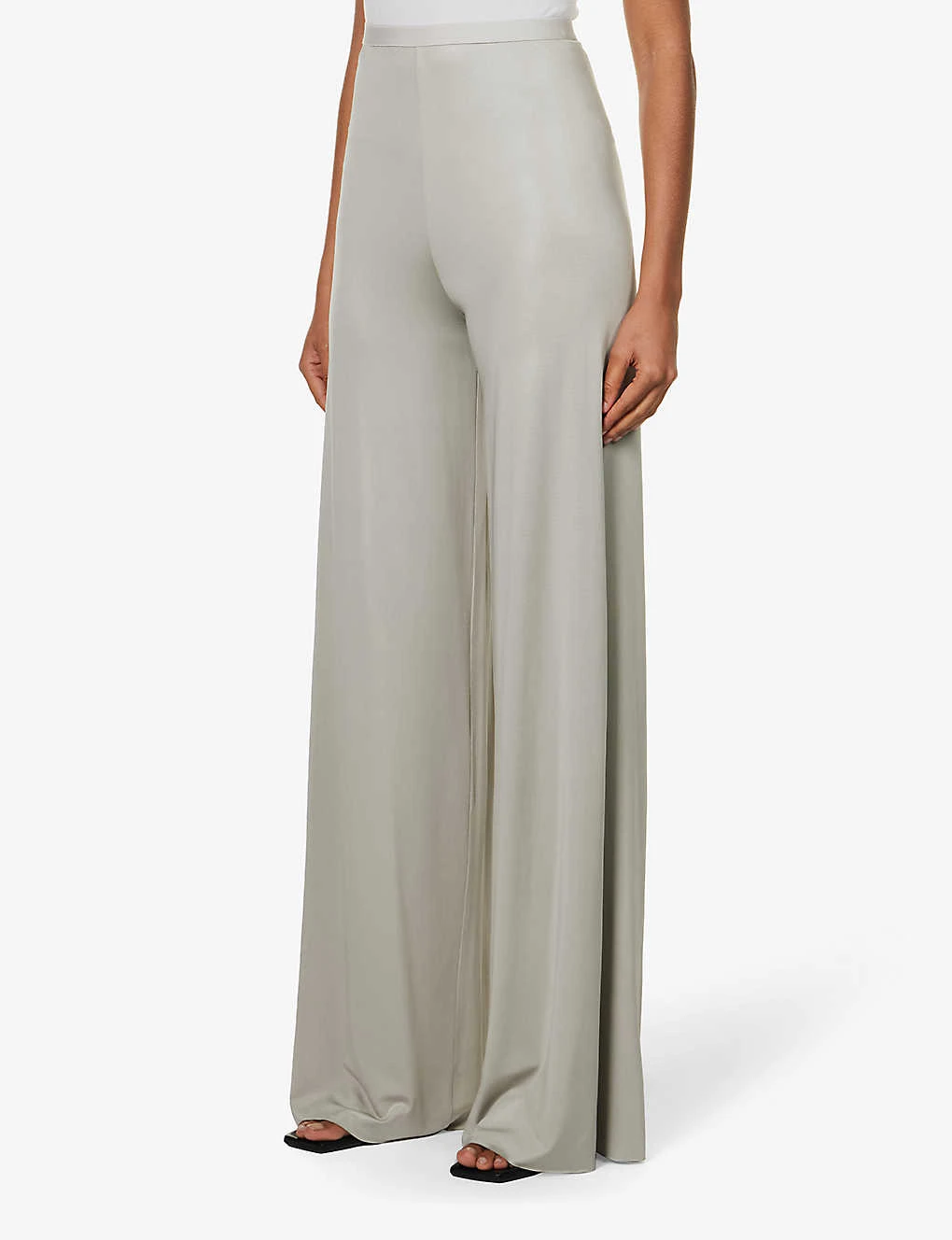 Farrah Wide-leg Mid-rise Stretch-jersey Trousers 3 Farrah Wide-leg Mid-rise Stretch-jersey Trousers - Image 3