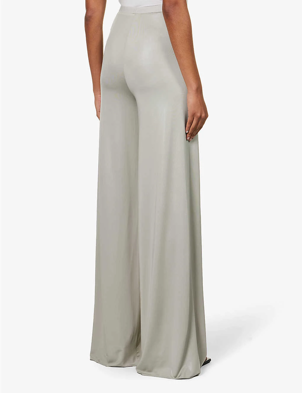 Farrah Wide-leg Mid-rise Stretch-jersey Trousers 4 Farrah Wide-leg Mid-rise Stretch-jersey Trousers - Image 4