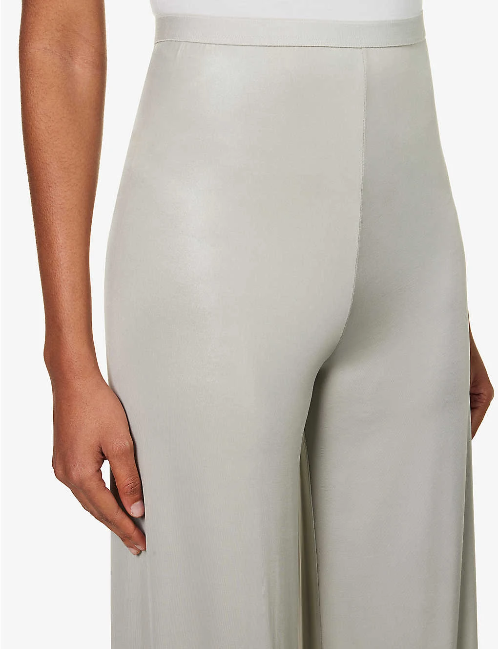 Farrah Wide-leg Mid-rise Stretch-jersey Trousers 5 Farrah Wide-leg Mid-rise Stretch-jersey Trousers - Image 5