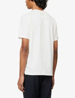 PAUL SMITH Gradient-print Boxy-fit Cotton-jersey T-shirt -Reiss Shop R04114860 WHITE ALT03