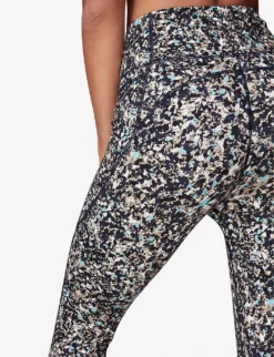 Whistles Speckled-print High-rise Stretch-recycled Nylon Leggings 11 Whistles Speckled-print High-rise Stretch-recycled Nylon Leggings -Reiss Shop R04119054 BLUE ALT05