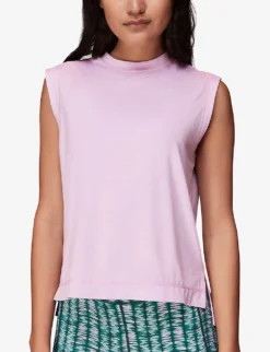 Whistles Boxy-fit Stretch-recycled Polyester Tank Top -Reiss Shop R04119059 PINK ALT02