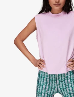 Whistles Boxy-fit Stretch-recycled Polyester Tank Top -Reiss Shop R04119059 PINK ALT04