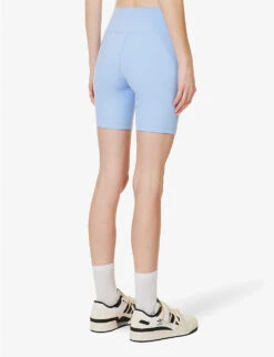 Logo-print High-rise Stretch-woven Shorts -Reiss Shop R04122872 HYDRANGEA ALT03