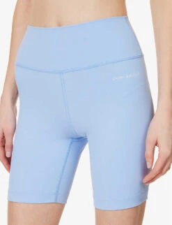 Logo-print High-rise Stretch-woven Shorts -Reiss Shop R04122872 HYDRANGEA ALT04