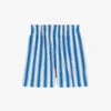 CLAUDIE PIERLOT Striped High-rise Cotton Shorts