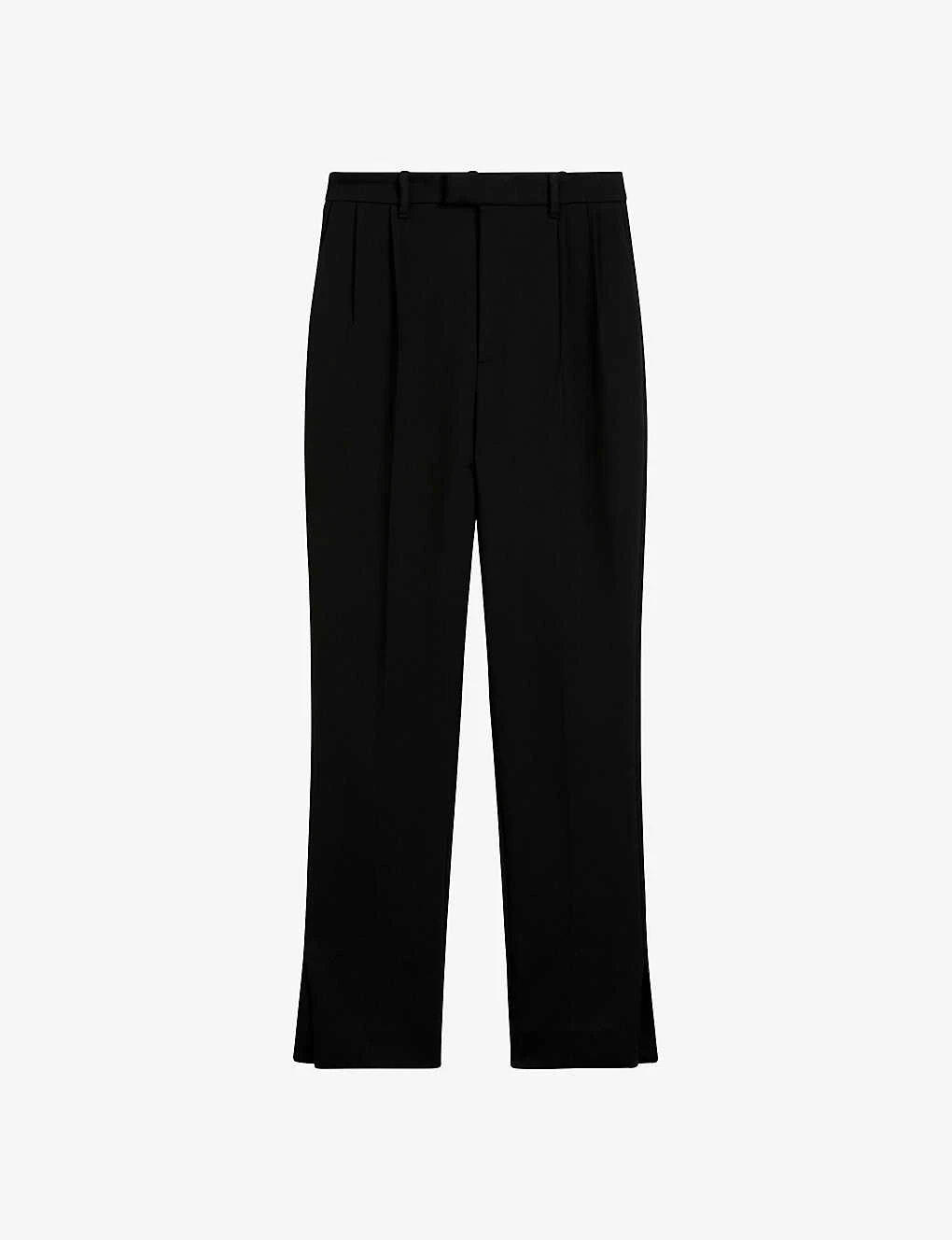 Ted Baker Frittat Mid-rise Stretch-woven Cigarette Trousers 1 Ted Baker Frittat Mid-rise Stretch-woven Cigarette Trousers