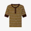 Soeur Joconde Striped Cotton T-shirt