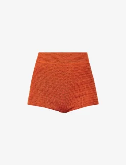 Rosemary High-rise Knitted Shorts