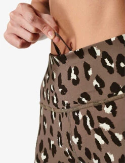 Sweaty Betty Power 7/8 Workout High-rise Stretch-jersey Leggings 9 Sweaty Betty Power 7/8 Workout High-rise Stretch-jersey Leggings -Reiss Shop R04127174 BROWNCHEETAHPRINT ALT04