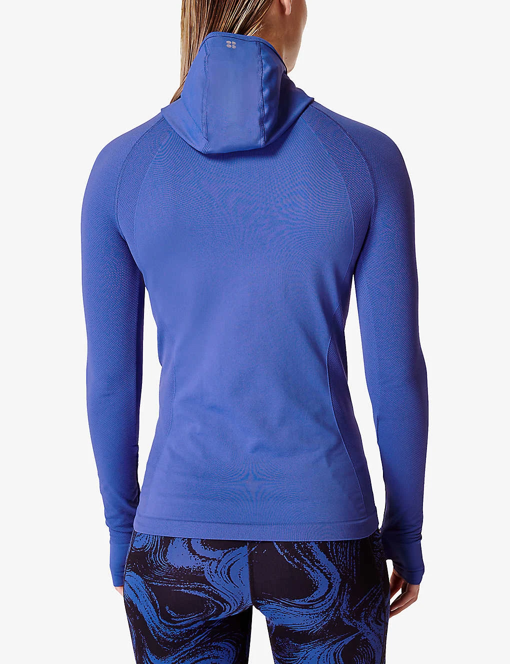 Sweaty Betty Athlete Hooded Long-sleeve Stretch-woven Top 4 Sweaty Betty Athlete Hooded Long-sleeve Stretch-woven Top - Image 4