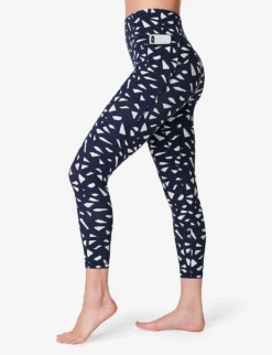 Sweaty Betty Super Soft 7/8 High-rise Stretch-woven Yoga Leggings -Reiss Shop R04127217 NVYBLUVINTAGEPRNT ALT02