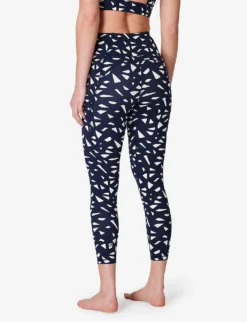 Sweaty Betty Super Soft 7/8 High-rise Stretch-woven Yoga Leggings -Reiss Shop R04127217 NVYBLUVINTAGEPRNT ALT03