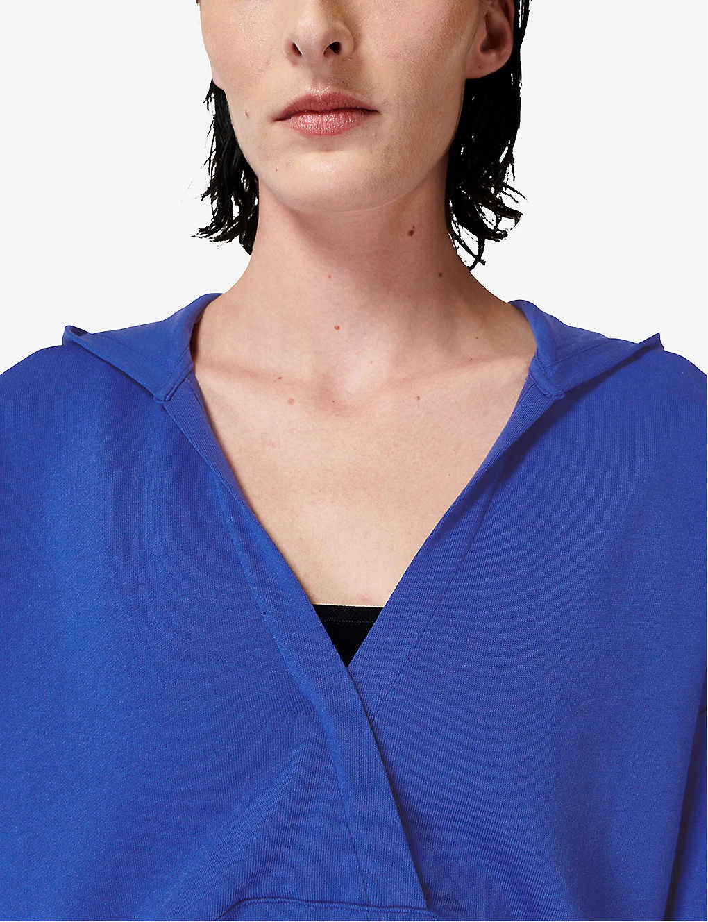 Sweaty Betty After Class V-neck Organic Cotton-blend Hoody 5 Sweaty Betty After Class V-neck Organic Cotton-blend Hoody - Image 5